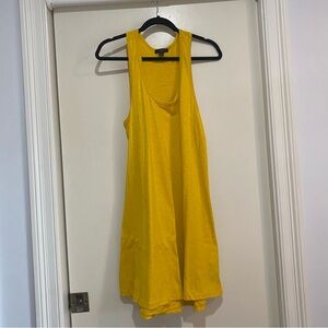 J. Crew Yellow Racerback Tank Top Dress